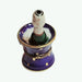 Blue Champagne Bucket Elegance for Celebrations Porcelain Limoges wine French Trinket Box
