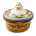 Blue Crown Limoges Box for Collectors Porcelain Limoges shaped French Trinket Box