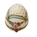 Blue Ribbon Easter Egg Box Porcelain Limoges Egg Limoges Boxes traditional Easter French Trinket Box