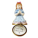 Brunette Girl Praying Limoges Box for Faithful Collectors Porcelain Limoges christian French Trinket Box