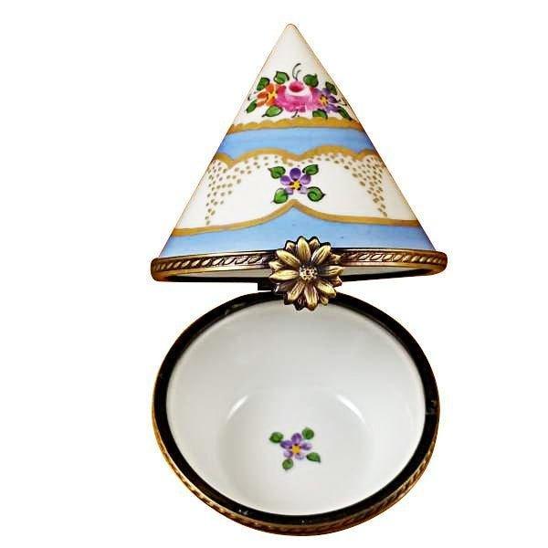 Burgundy Egg Limoges Box for Collectors Porcelain Limoges egg French Trinket Box