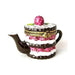 Authentic Cake Coffee Pot Limoges box, hand-painted in France, from Limoges Boutique