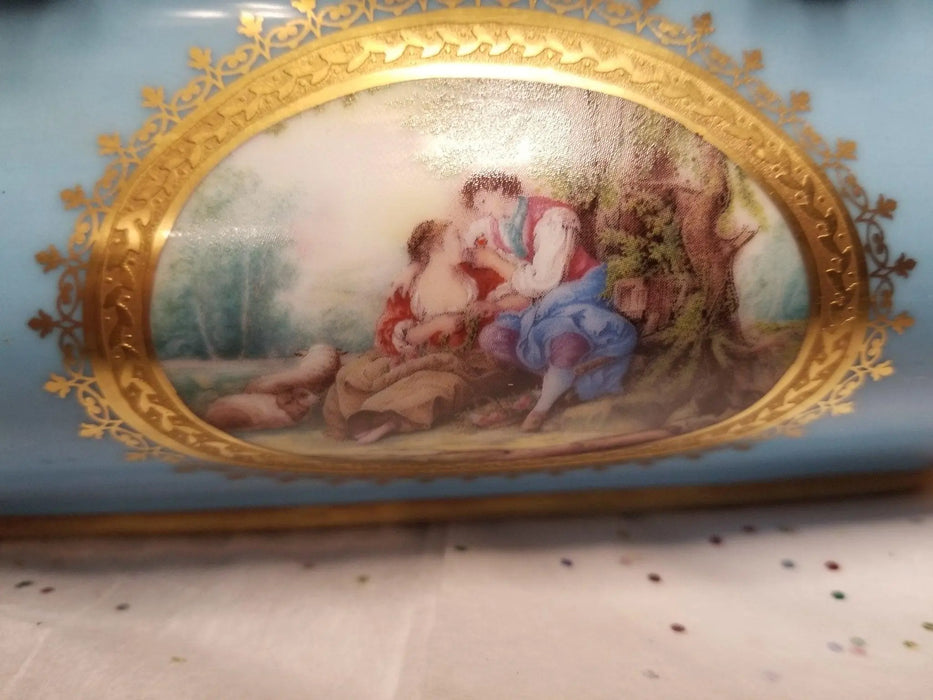 Chantilly Jewelry Box for Elegance Porcelain Limoges jewelry traditional French Trinket Box