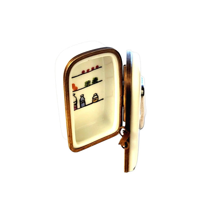 Charming Refrigerator Limoges Box for Home Decor Porcelain Limoges Food Home French Trinket Box