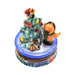 Artisan-painted Children Waiting Christmas Morning Limoges box from France, a cherished collectible