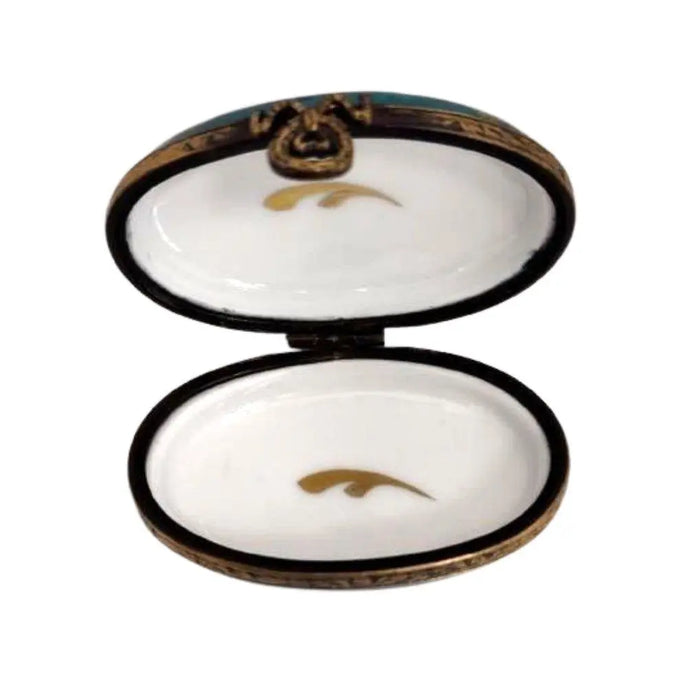 Christmas Mistletoe Limoges Box Porcelain Limoges xmas French Trinket Box