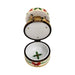 The painter's artistry shows on this Christmas MerryGoRound Carousel Limoges box