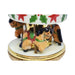 Treasured French collectible: Christmas MerryGoRound Carousel Limoges box, painted by hand