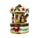 Christmas Carousel Treasure for Holiday Celebrations Porcelain Limoges Carnival xmas French Trinket Box