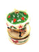 Christmas Carousel Treasure for Holiday Celebrations Porcelain Limoges Carnival xmas French Trinket Box