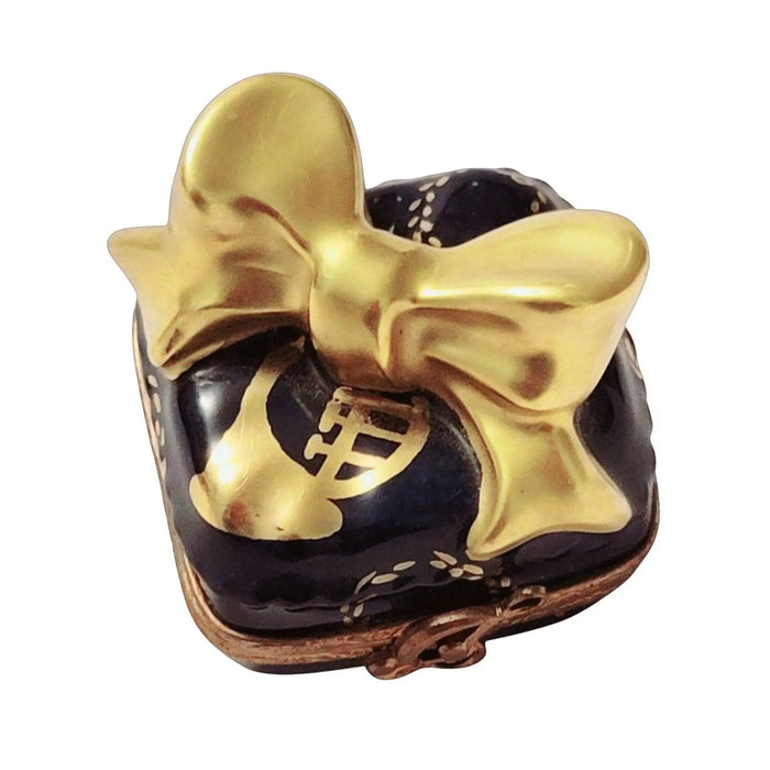 Christmas French Horn Treasure for Music Lovers Porcelain Limoges xmas theme special limoges boxes Christmas music French Trinket Box