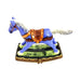 Christmas Rocking Horse Sheriff Limoges box, an heirloom-quality piece for collectors