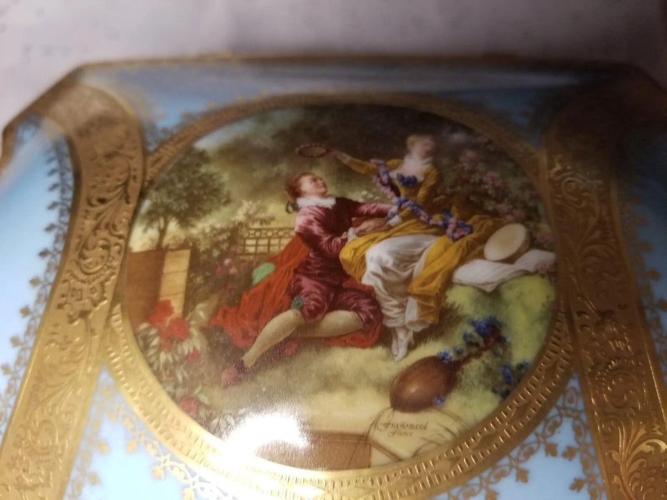 Exquisite Jewelry Chest for Elegance Porcelain Limoges Jewelry Love Valentine French Trinket Box