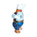 Hand-painted Cowboy Polar Bear Limoges box, French artistry for lovers of fine art