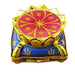 Crown on Pillow Limoges Box for Royal Collectors Porcelain Limoges travel French Trinket Box