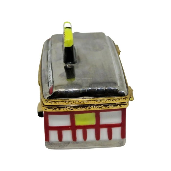 Diner Limoges Box for Culinary Enthusiasts Porcelain Limoges Professional Food French Trinket Box