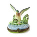 Treasured French collectible: Duck in Flight Limoges box, painted by hand