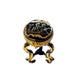 Elegant Black Limoges Stool for Home Decor Porcelain Limoges furniture French Trinket Box