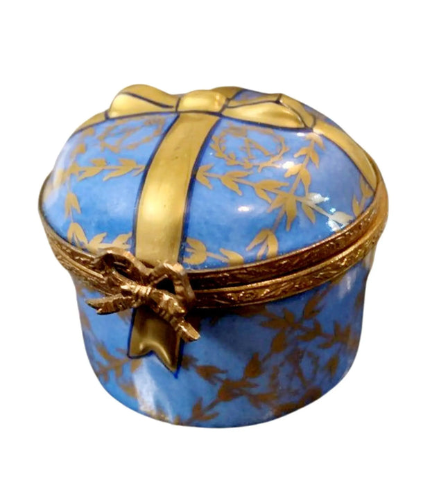 Elegant Blue Porcelain Box for Collectors Porcelain Limoges traditional special limoges boxes French Trinket Box