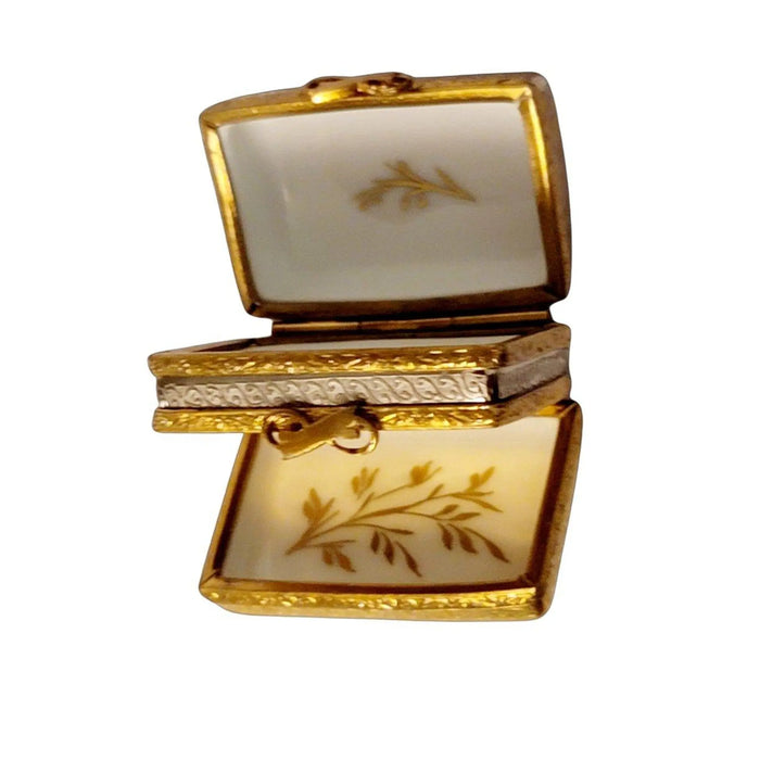 Elegant Gold Trinket Box for Collectors Porcelain Limoges traditional special occasions French Trinket Box