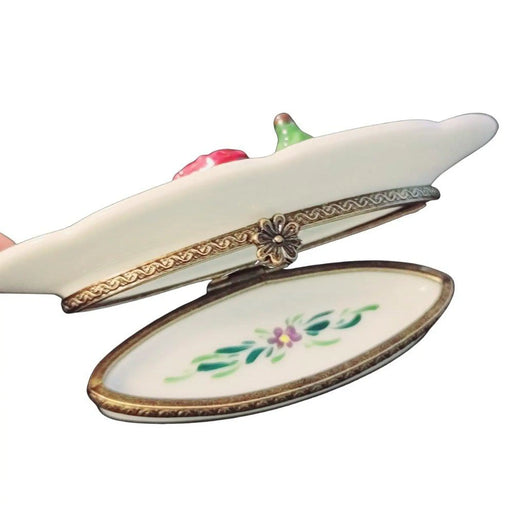 Elegant Fruit Platter for Home Décor Porcelain Limoges fruit French Trinket Box