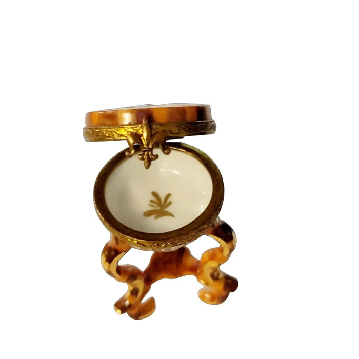 Elegant Limoges Table Stool for Home Decor Porcelain Limoges furniture French Trinket Box