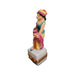 Gypsy Girl Figurine for Collectors Porcelain Limoges women world travel French Trinket Box