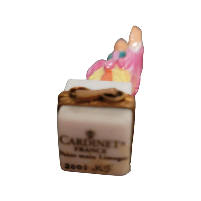 Gypsy Girl Figurine for Collectors Porcelain Limoges women world travel French Trinket Box