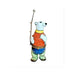Limoges Boutique presents the La Gloriette Fishing Polar Bear Fisherman, a genuine Limoges box painted by hand in France