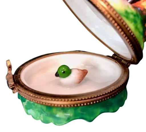 Fox Hunter Limoges Box for Collectors Porcelain Limoges wild animals sports French Trinket Box