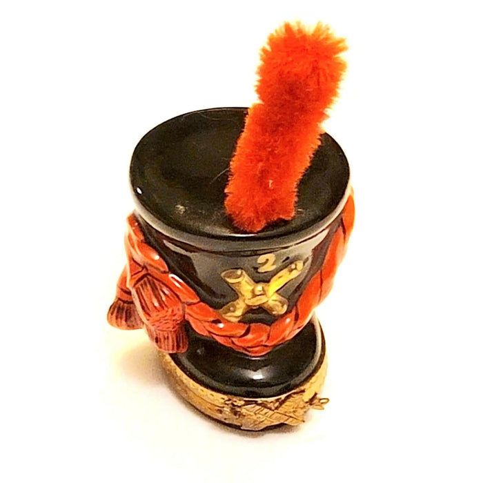 Imperial Guard Hat Box for Collectors Porcelain Limoges Limoges Boxes travel world French Trinket Box