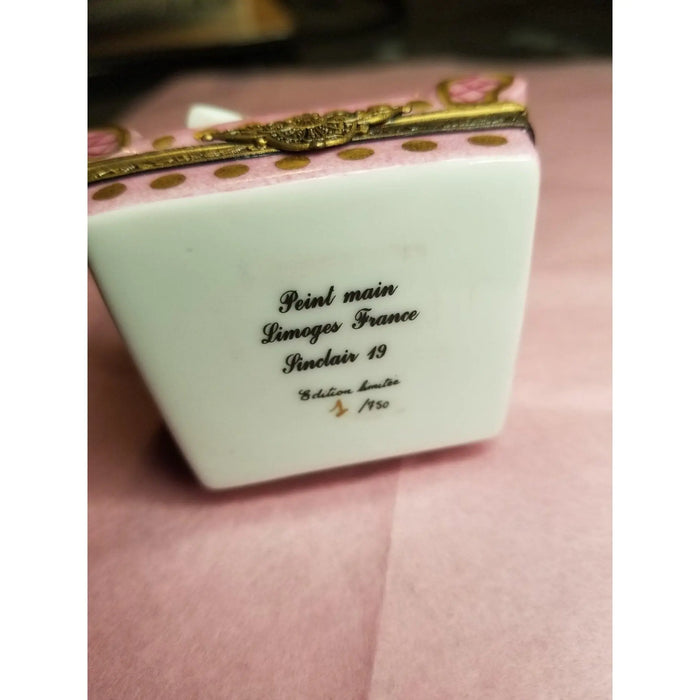 French Woman Limoges Box for Collectors Porcelain Limoges furniture fashion French Trinket Box