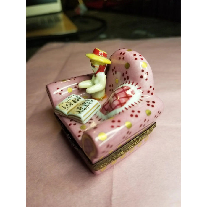 French Woman Limoges Box for Collectors Porcelain Limoges furniture fashion French Trinket Box