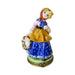 Authentic Girl with Milk Bucket Limoges box, hand-painted in France, from Limoges Boutique