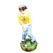 Golfer Putter for Golf Enthusiasts Porcelain Limoges golf French Trinket Box