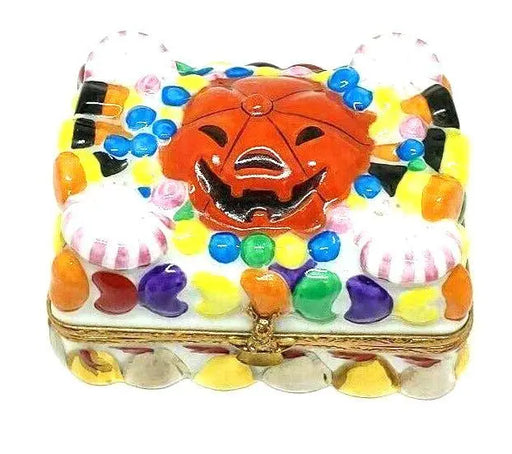 Halloween Treats Limoges Box for Collectors Porcelain Limoges halloween French Trinket Box