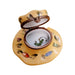 Hand-Painted Fishing Hat Box for Collectors Porcelain Limoges sports hat French Trinket Box