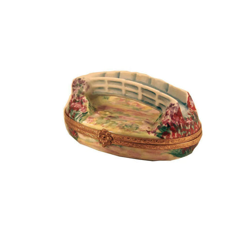 Japanese Bridge Limoges Box for Art Collectors Porcelain Limoges Travel French Trinket Box