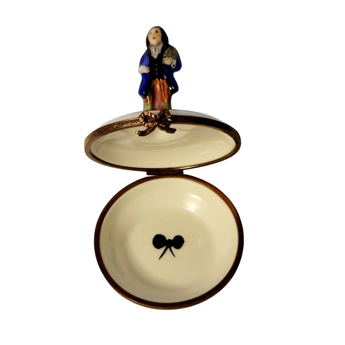Kite Boy Limoges Box for Collectors Porcelain Limoges kids French Trinket Box