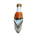 Fine French craftsmanship on the Large Scotch Whiskey Limoges box, painted by hand