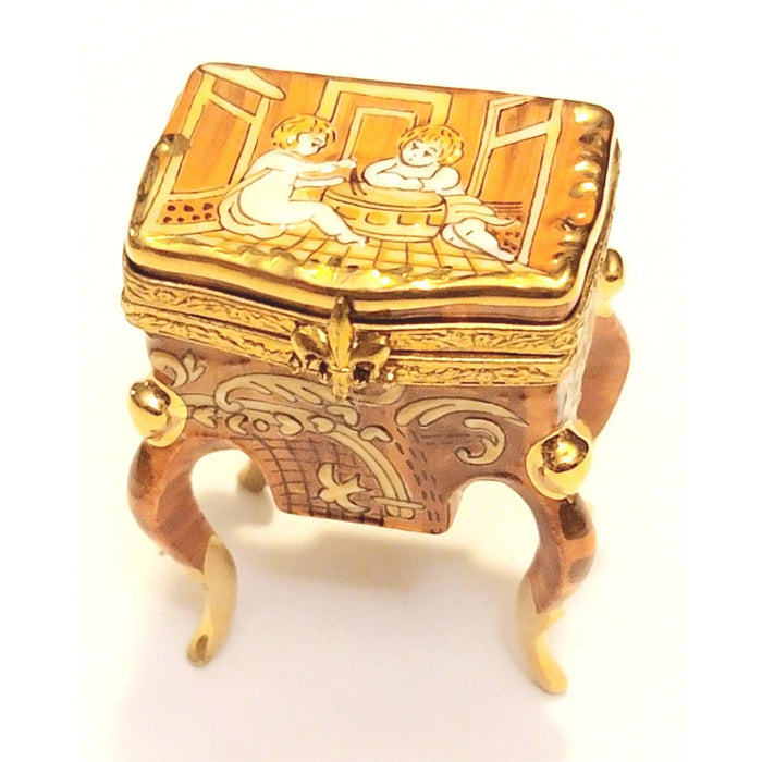 Elegant Limoges Box for Collectors Porcelain Limoges furniture French Trinket Box