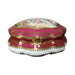 Every brushstroke by hand on the Lovers Jewelry 250 Romantic Limoges box from France