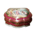 Artisan-painted Lovers Jewelry 250 Romantic Limoges box from France, a cherished collectible