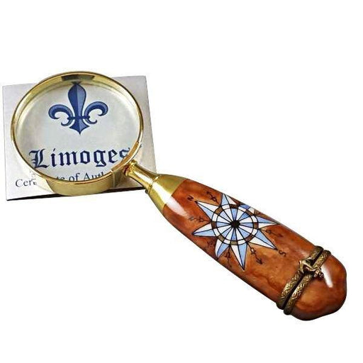 Magnifying Glass Limoges Box for Elegant Collectors Porcelain Limoges professional home French Trinket Box
