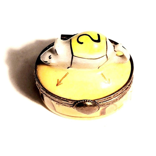 Mini Race Mouse Box for Collectors Porcelain Limoges rabbit French Trinket Box