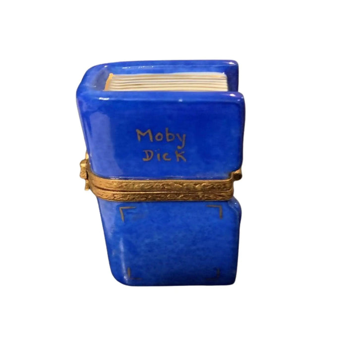 Moby Dick Trinket Box for Book Lovers Porcelain Limoges Book kids French Trinket Box