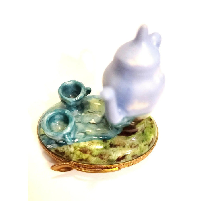 Monet Giverny Teapot Set for Tea Lovers Porcelain Limoges China Fine Art French Trinket Box