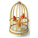Orange Canaries for Bird Lovers Porcelain Limoges birds French Trinket Box