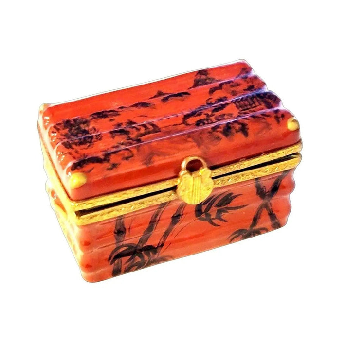 Oriental Trunk Chest House Box for Home Decor | Limoges Boutique Authentic Limoges Box