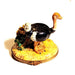 Ostrich Trinket Box for Bird Lovers Porcelain Limoges Limoges Boxes bird wild French Trinket Box